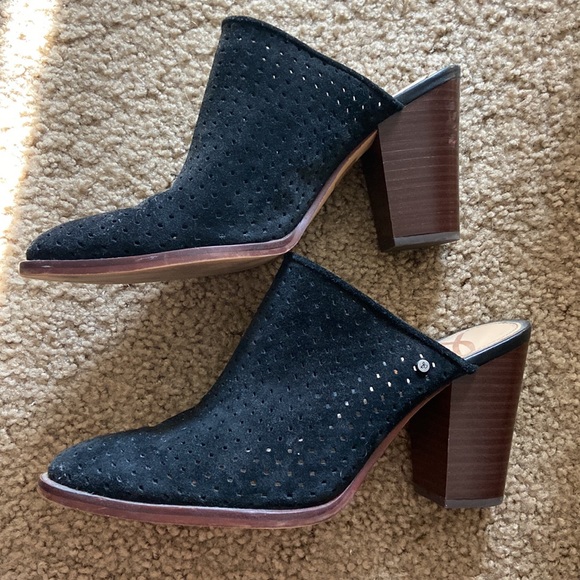 Sam Edelman Suede Mules - Picture 3 of 6